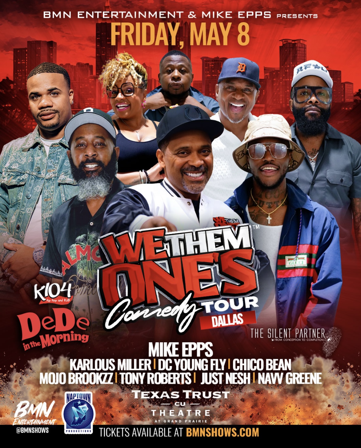 We Them One's Comedy Tour May 8 - DFW Soul